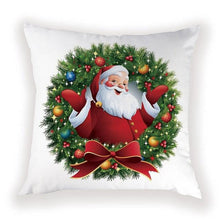 Load image into Gallery viewer, New Year Christmas Decorations Pillows Cover Christmas Décor for Home Christmas Tree Snowflake Snowman Reindeer Home Decor Throw Pillow Case Cushion Cover Santa Merry Christmas Gift Xmas 45x45cm
