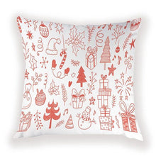 Load image into Gallery viewer, New Year Christmas Decorations Pillows Cover Christmas Décor for Home Christmas Tree Snowflake Snowman Reindeer Home Decor Throw Pillow Case Cushion Cover Santa Merry Christmas Gift Xmas 45x45cm
