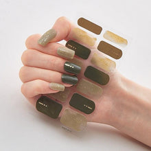 Load image into Gallery viewer, New Year Patterned Nail Decor Nail Polish Nail Art Stickers Full Beauty Sticker for Nails Nail Accessorie Christmas Nail Sticker 3D Nail Art Stickers Decal Slider Template Diy Nail Tool Decorations Nail Art Design Self Adhesive Luxury Designer Nail Sticke
