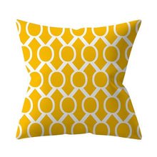 Load image into Gallery viewer, New Yellow Cushion Cases Modern Fashion Abstract Art Decorative Modern Pillow Covers Beautiful Pattern Square Pillow Case Sofa Car Couch Decorative Cover For Pillows 45x45CM
