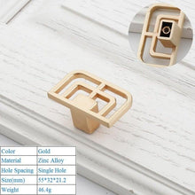 Load image into Gallery viewer, New Zinc Alloy Modern Style Bedroom Cabinet Furniture Door Handle Imitation Copper Antique Furniture Closet Door Knob  Cabinet Furniture Door Handle Imitation Copper Antique Furniture Closet Door Knobs 2.2CM
