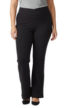 Load image into Gallery viewer, Women's Pull-on Cotton Stretch Bootcut Flare Leggings with a Crossover waistband
