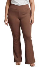 Load image into Gallery viewer, Women's Pull-on Cotton Stretch Bootcut Flare Leggings with a Crossover waistband
