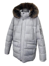 Load image into Gallery viewer, Men's Genuine Fur Trim Sorona® Fill Coat
