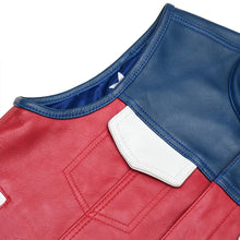 Load image into Gallery viewer, Patriot Rebel Men's Motorcycle Leather Vest
