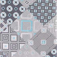 Load image into Gallery viewer, Vittorio Farina Geometric Designer Necktie &amp; Pocket Square

