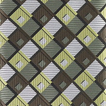 Load image into Gallery viewer, Vittorio Farina Geometric Designer Necktie &amp; Pocket Square
