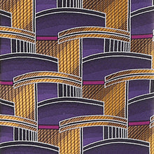 Load image into Gallery viewer, Vittorio Farina Geometric Designer Necktie &amp; Pocket Square
