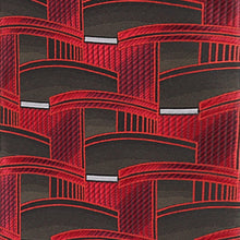 Load image into Gallery viewer, Vittorio Farina Geometric Designer Necktie &amp; Pocket Square
