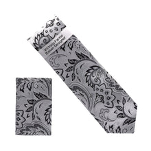 Load image into Gallery viewer, Vittorio Farina Men's Paisley Design Necktie &amp; Pocket Square
