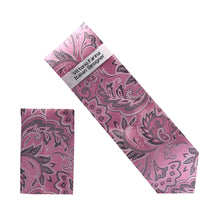 Load image into Gallery viewer, Vittorio Farina Men's Paisley Design Necktie &amp; Pocket Square
