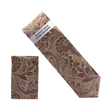 Load image into Gallery viewer, Vittorio Farina Men's Paisley Design Necktie &amp; Pocket Square
