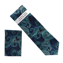Load image into Gallery viewer, Vittorio Farina Men's Paisley Design Necktie &amp; Pocket Square
