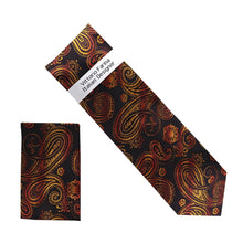 Load image into Gallery viewer, Vittorio Farina Men's Paisley Design Necktie &amp; Pocket Square
