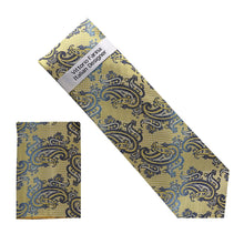 Load image into Gallery viewer, Vittorio Farina Men's Paisley Design Necktie &amp; Pocket Square
