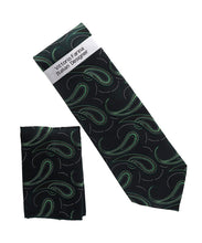 Load image into Gallery viewer, Vittorio Farina Men's Paisley Design Necktie &amp; Pocket Square
