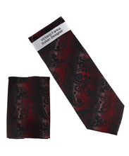 Load image into Gallery viewer, Vittorio Farina Men's Paisley Design Necktie &amp; Pocket Square
