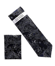 Load image into Gallery viewer, Vittorio Farina Men's Paisley Design Necktie &amp; Pocket Square
