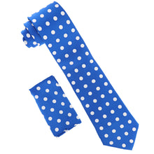 Load image into Gallery viewer, Vittorio Farina Polka Dot Necktie &amp; Pocket Square
