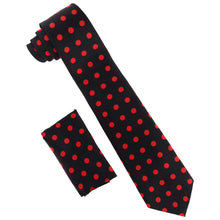 Load image into Gallery viewer, Vittorio Farina Polka Dot Necktie &amp; Pocket Square
