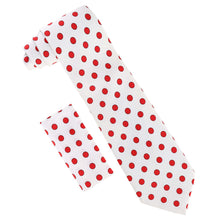 Load image into Gallery viewer, Vittorio Farina Polka Dot Necktie &amp; Pocket Square
