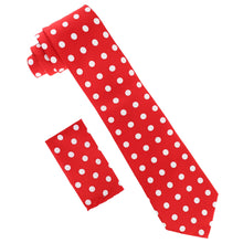 Load image into Gallery viewer, Vittorio Farina Polka Dot Necktie &amp; Pocket Square
