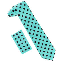 Load image into Gallery viewer, Vittorio Farina Polka Dot Necktie &amp; Pocket Square
