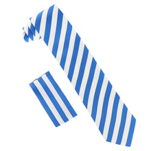 Load image into Gallery viewer, Vittorio Farina Striped Necktie &amp; Pocket Square
