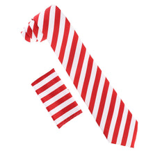 Load image into Gallery viewer, Vittorio Farina Striped Necktie &amp; Pocket Square

