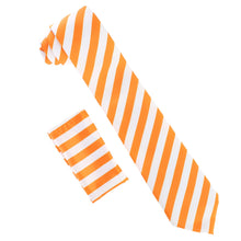 Load image into Gallery viewer, Vittorio Farina Striped Necktie &amp; Pocket Square
