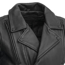 Load image into Gallery viewer, Night Rider Men's Motorcycle Leather Jacket
