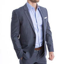 Load image into Gallery viewer, goTIELESS Ultimate Dress Shirt (Blue Diamond)
