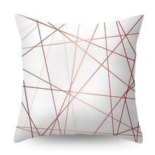 Load image into Gallery viewer, Nordic Style Pillow Covers Plant Letter Flower Geometric Sofa Cushion cover Headrest Pink Party Decorations Gift For Kids Geometric Decorative Throw Pillow Covers Square Cotton Cushion Covers Outdoor Sofa Home Pillow Covers
