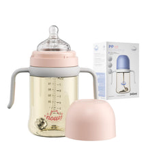 Load image into Gallery viewer, Nouri Natural Flow Anti-Colic Baby Bottle | With Natural Response Nipple | Baby Bottle 3 Month+ | Baby Bottle Slow Flow Wide Neck Bottle 8oz/240ml | Breastfeeding Newborn Colic Baby Relief Balance Bottle - # BAGE21810012
