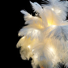 Load image into Gallery viewer, Novelty Feather Night Light Remote Fairy Copper Lamp for Home Living Room Bedroom Bedside Backlight Party Wedding Decoration Cute Study Lamps for Bedroom Décor
