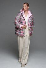 Load image into Gallery viewer, Reversible Demi-Season Jacket in Iris/Pink Rose
