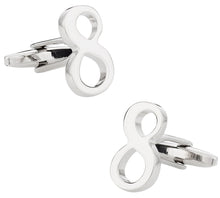 Load image into Gallery viewer, Number 8 Cufflinks
