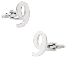 Load image into Gallery viewer, Number 9 Cufflinks
