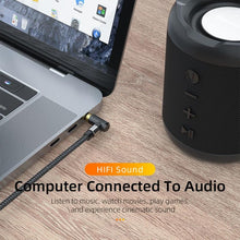 Load image into Gallery viewer, Nylon Braided 3.5mm AUX Cable Audio Jack For Speaker Headphones Car

