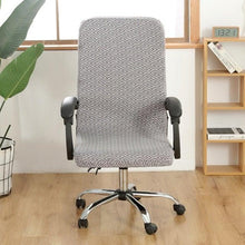 Load image into Gallery viewer, Office Chair Cover Jacquard Removable Gaming Computer Case Cushion Covers Dust Guards For Home Leisure Universal Size Modern Stretchable Cloth Polyester Universal Desk Task Chair Chair Covers Stretch Rotating Chair Slipcover
