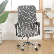 Load image into Gallery viewer, Office Chair Cover Jacquard Removable Gaming Computer Case Cushion Covers Dust Guards For Home Leisure Universal Size Modern Stretchable Cloth Polyester Universal Desk Task Chair Chair Covers Stretch Rotating Chair Slipcover
