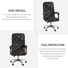 Load image into Gallery viewer, Office Chair Cover Jacquard Removable Gaming Computer Case Cushion Covers Dust Guards For Home Leisure Universal Size Modern Stretchable Cloth Polyester Universal Desk Task Chair Chair Covers Stretch Rotating Chair Slipcover
