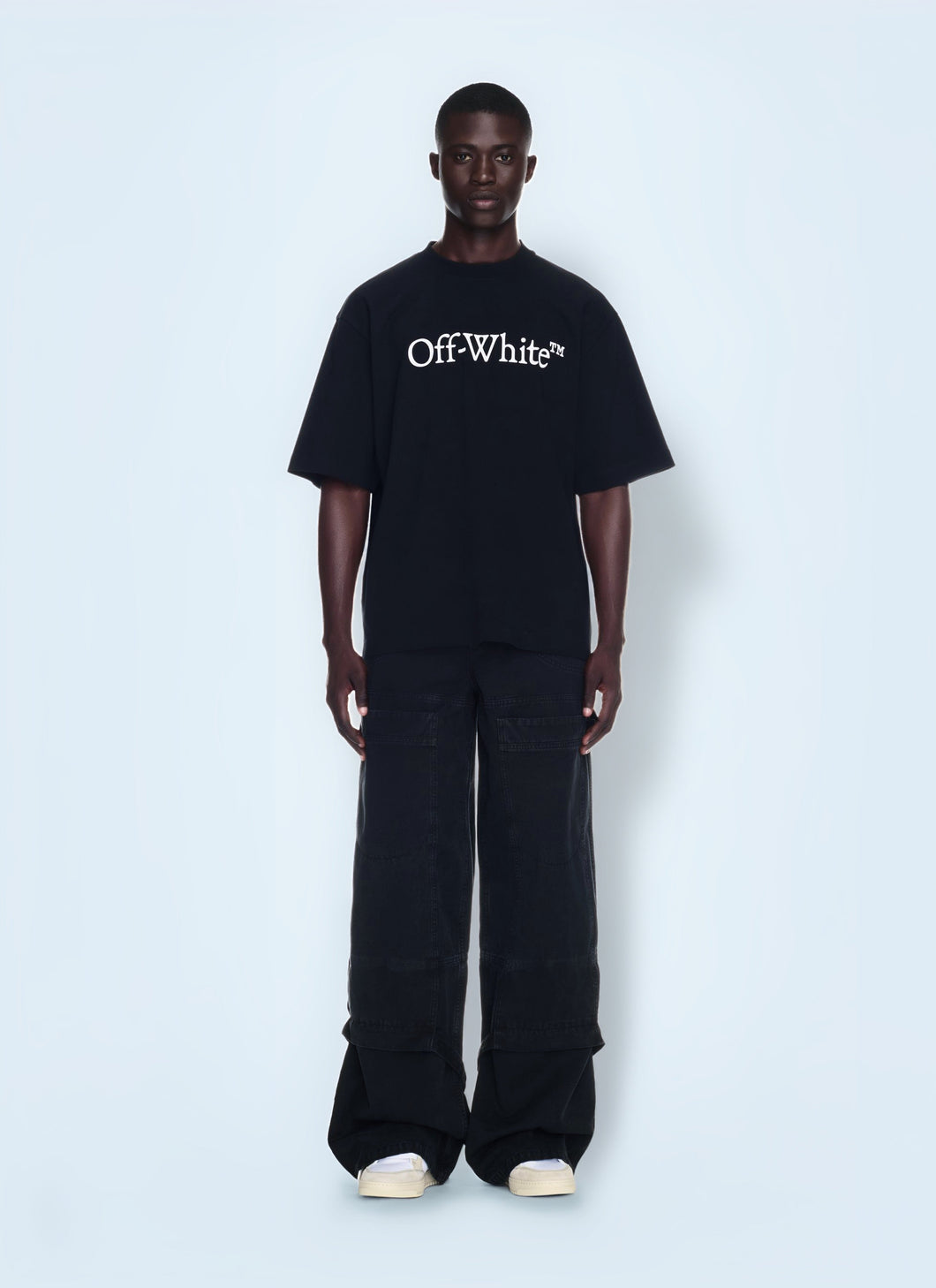 Off White Men Canvas Carpenter Pants