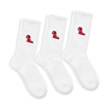 Load image into Gallery viewer, Ole Miss Campus Crew Socks 3-Pack
