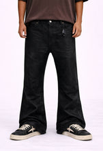 Load image into Gallery viewer, DOUBLE KNEE FLARE DENIM
