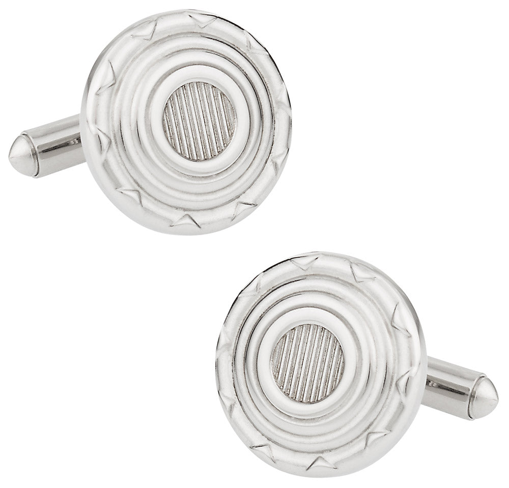 One of a Kind Steel Cufflinks