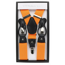 Load image into Gallery viewer, Vittorio Farina Men's Vibrant Colorful Convertible Suspender
