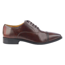 Load image into Gallery viewer, Oscar Mens Leather Lace up Oxford Designer Dress Shoes
