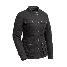 Load image into Gallery viewer, Outcast - Women's Twill Motorcycle Jacket

