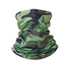 Load image into Gallery viewer, Outdoor Balaclava Bandana Uv Biker Cover Scarf Seamless Magic Headband Camouflage Neck Gaiter Face Cover Headwear Scarf Uniesx Men Women Bandanas Polyester Breathable Windproof Anti UV Neck Cover Camping Hiking Climbing Face Mask Headband
